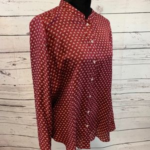 Massimo Dutti Button Up Blouse Size 10